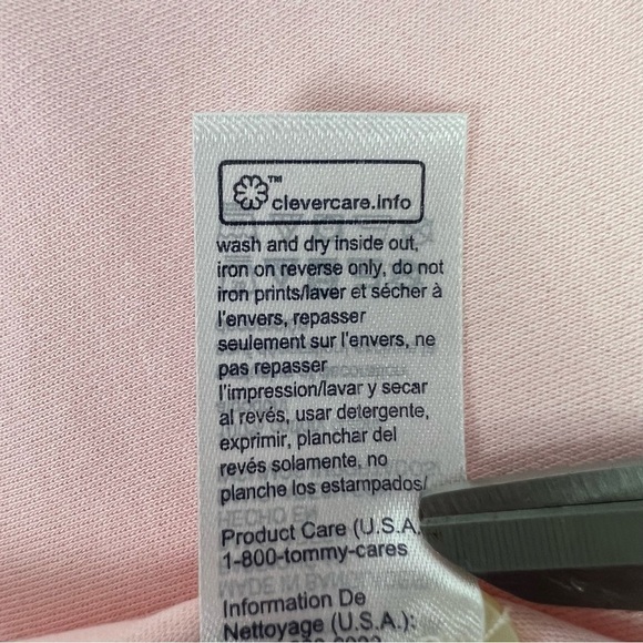 NWT Tommy Hilfiger Men’s Button Polo Shirt Sz Medium Color Pink Short Sleeves - Picture 10 of 12